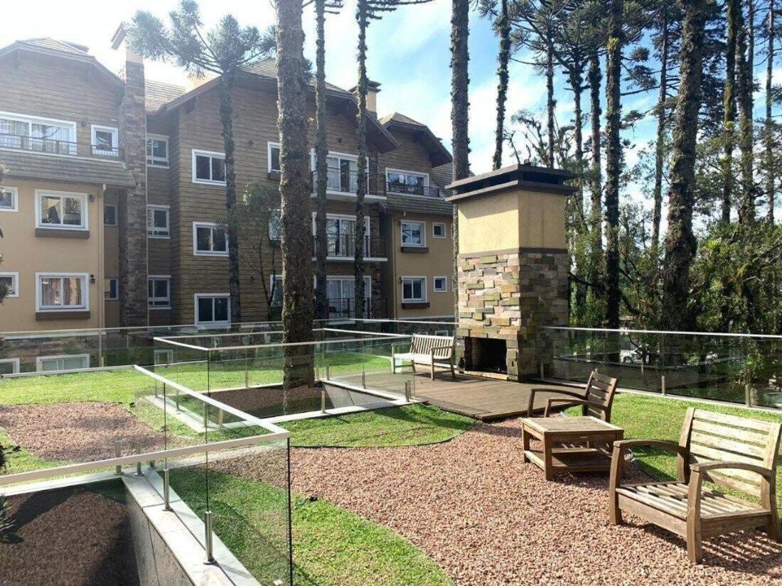 Casa de Pedra Apartamento 103 esmeralda - Próximo ao Super Carros Gramado Exterior foto